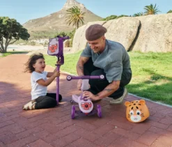 Hudora 4-in-1-Scooter, Lavendel