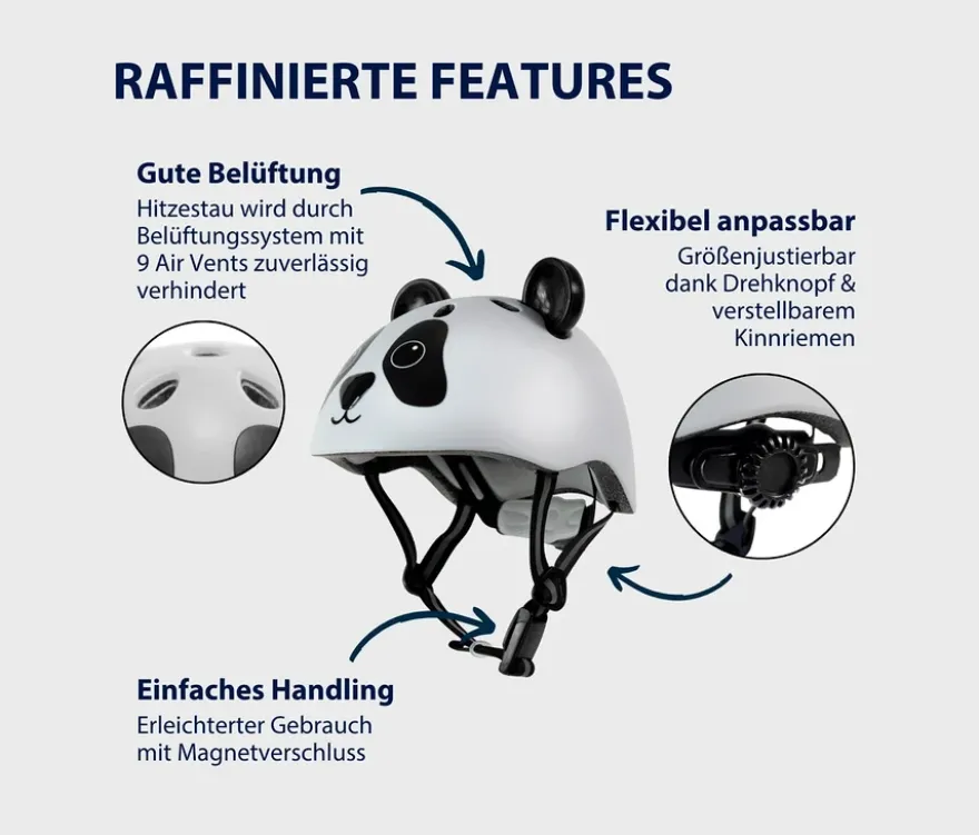 HUDORA Kinderhelm »Pandy«, 48–52