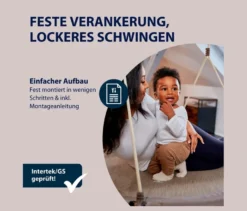 HUDORA Nestschaukel »Lounge«, beige, Ø 90 cm