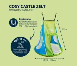 HUDORA Nestschaukel-Zelt Cosy Castle 110