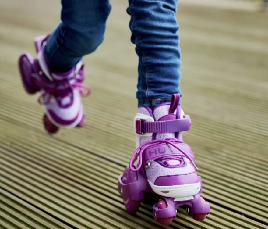 HUDORA Rollschuhe »My First Quad«, Gr. 30–33, lavender