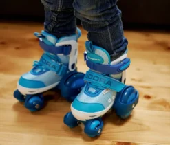 HUDORA Rollschuhe »My First Quad«, Gr. 26–29, cyan