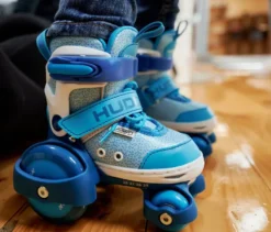 HUDORA Rollschuhe »My First Quad«, Gr. 26–29, cyan