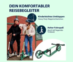 HUDORA Scooter»BigWheel® 205« advanced, grün