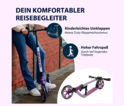 HUDORA Scooter»BigWheel® 205« advanced, lavendel