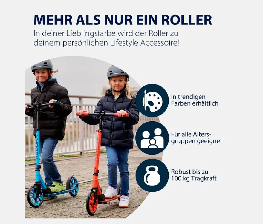 HUDORA Scooter »Up 200«, grau