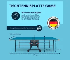 HUDORA Tischtennisplatte »Game«