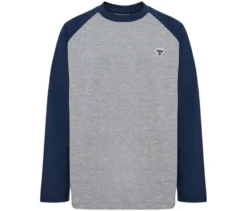 hummel® HMLJR Raglan Loose T-Shirt BEE, blau