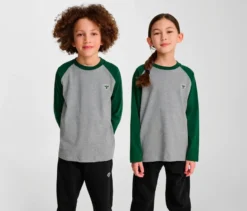 hummel® HMLJR Raglan Loose T-Shirt BEE, grün