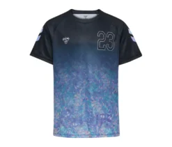 hummel® »HMLJR Shimmer T-Shirt S/S«, schwarz