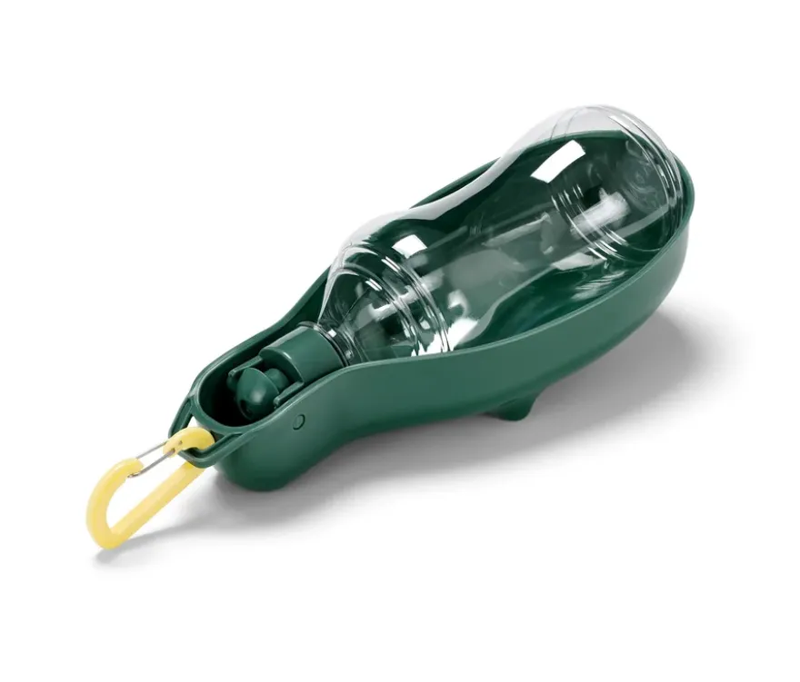 Hunde-Trinkflasche mit integrierter Trinkschale
