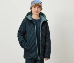 2-in-1-Kinder-Softshell-und-Steppjacke