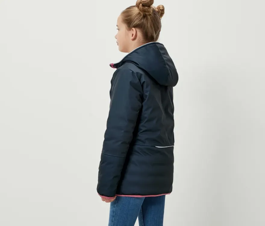 2-in-1-Kinder-Softshell-und-Steppjacke