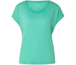 2-in-1-Kurzarm-Sportshirt, petrol/türkis