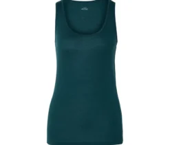 2-in-1-Kurzarm-Sportshirt, petrol/türkis