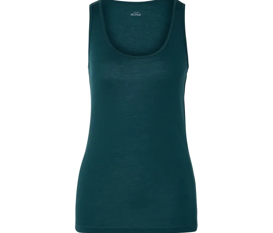 2-in-1-Kurzarm-Sportshirt, petrol/türkis