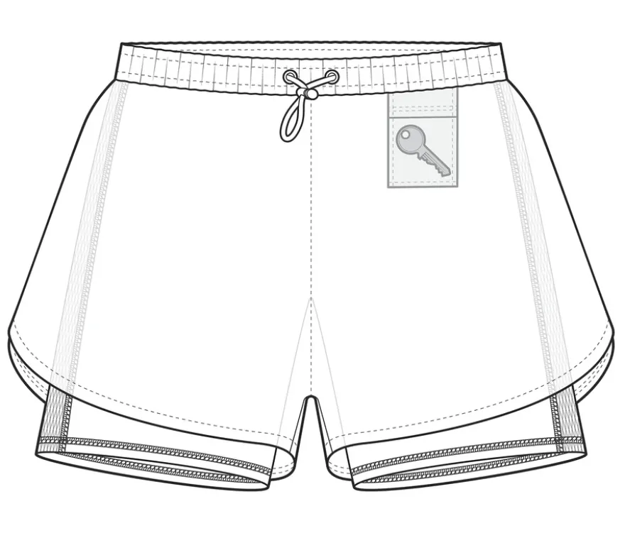 2-in-1-Laufshorts