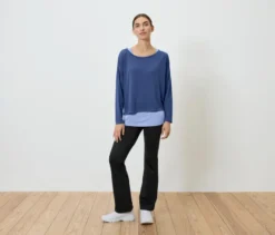 2-in-1-Sportshirt, blau