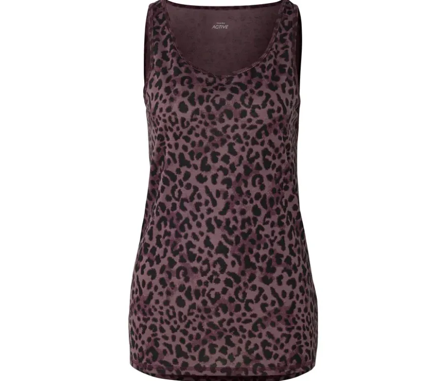 2-in1-Sportshirt, mauve/Alloverprint