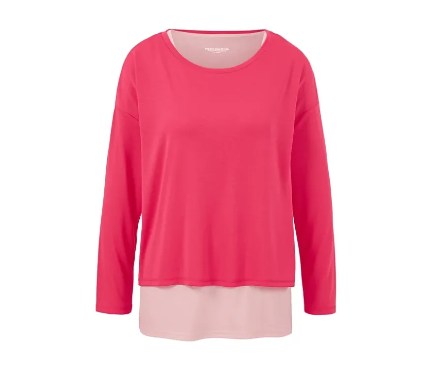 2-in-1-Sportshirt, pink