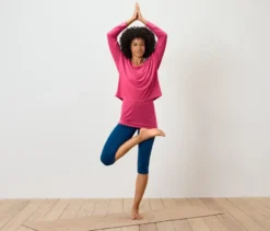 2-in-1-Sportshirt, rosa