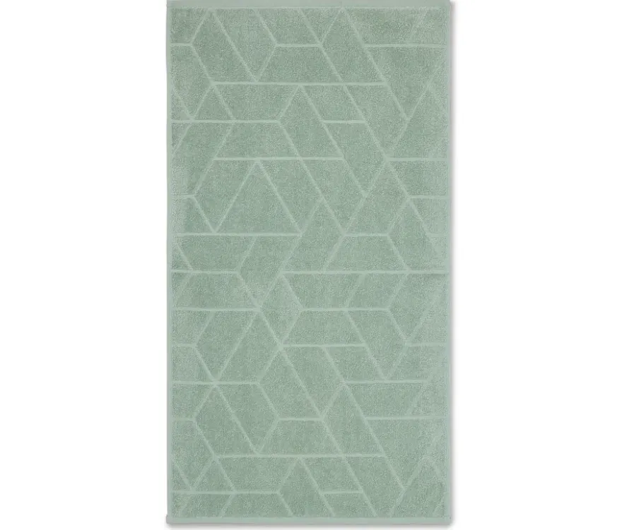 2 Jacquard-Handtücher, salbei