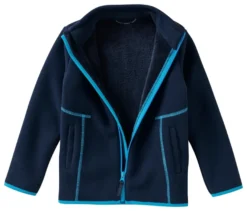 JAKO-O Kuschelfleecejacke mit Stehkragen, marine
