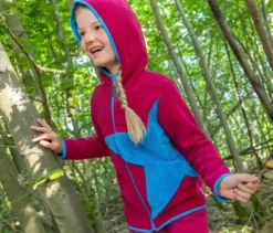 Jako-O Kuschelfleecejacke, traube