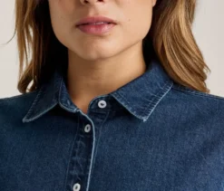 Jeansbluse