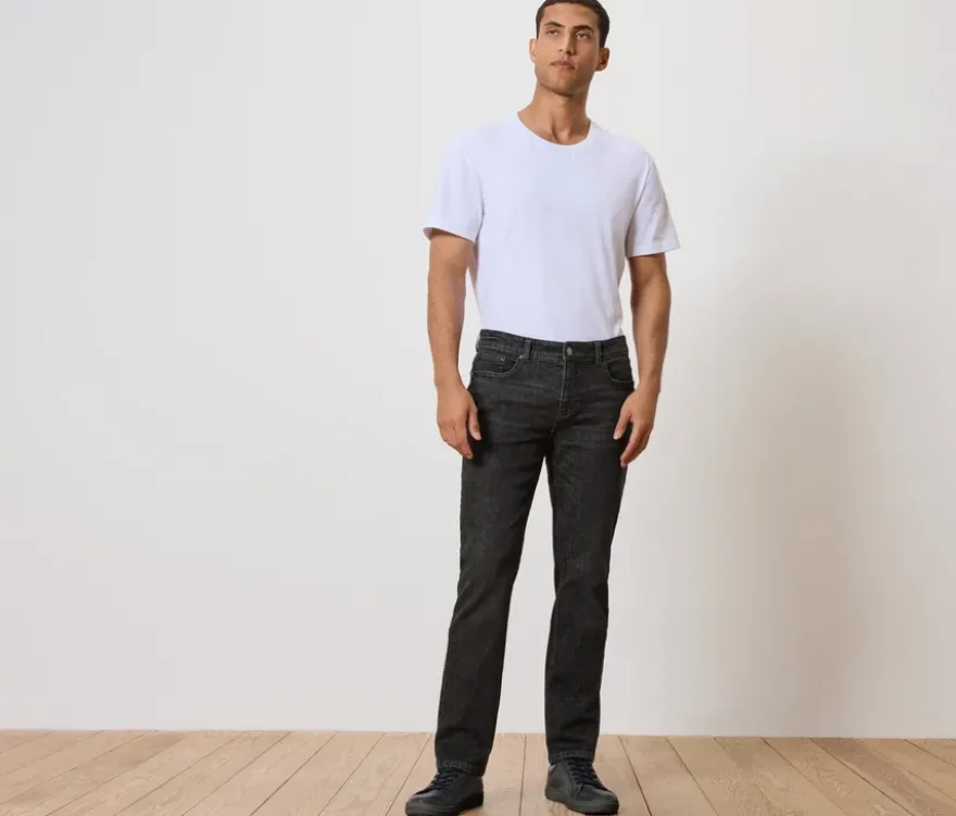 Jeans, grey denim