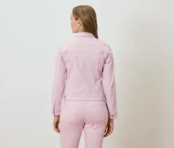 Jeansjacke, rosé