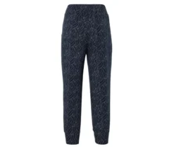 3/4-Jerseyhose, blau-cremeweiß