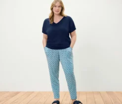 Jerseyhose mit Alloverprint