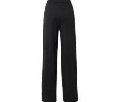 Jerseyhose mit Biese, schwarz