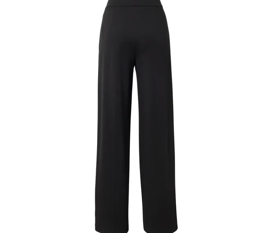 Jerseyhose mit Biese, schwarz