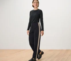 Jerseyhose mit Galonstreifen