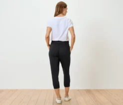 3/4-Jerseyhose, schwarz