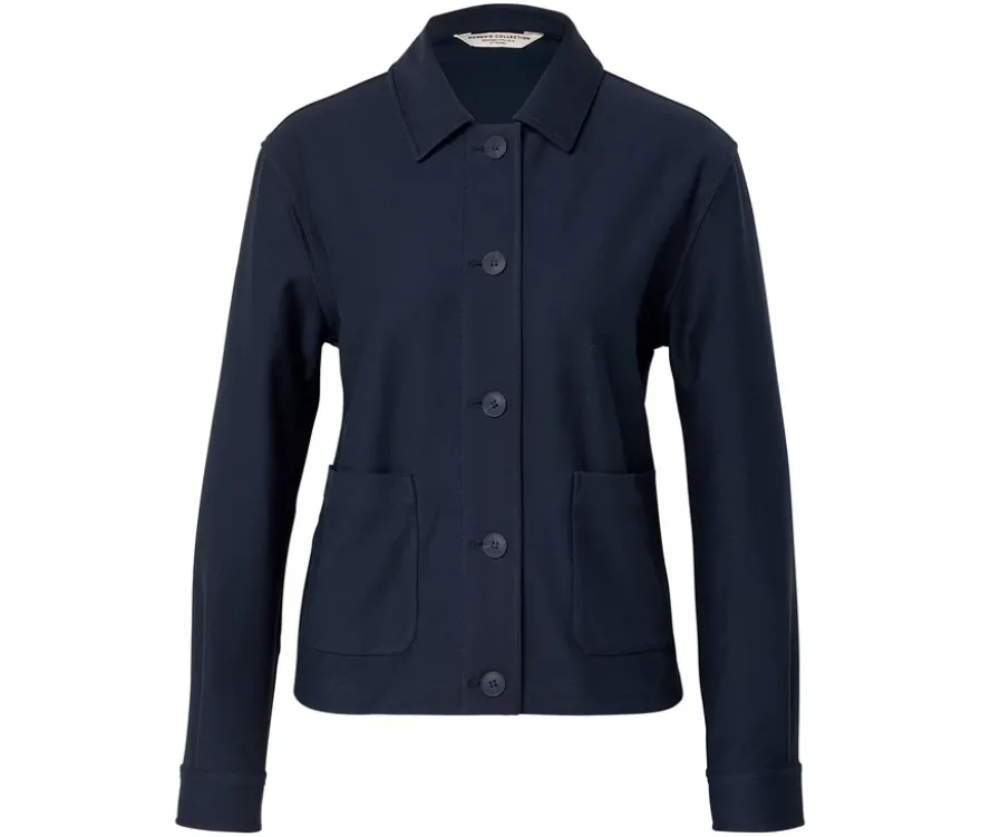 Jerseyjacke, dunkelblau