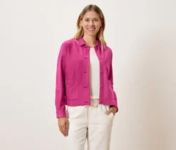 Jerseyjacke, pink