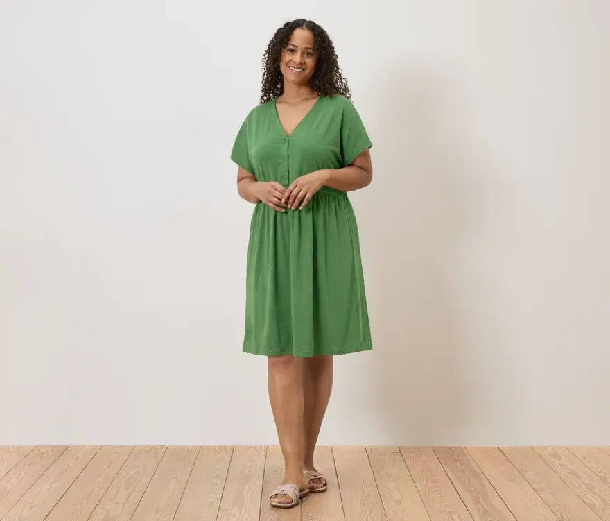 Jerseykleid, grün