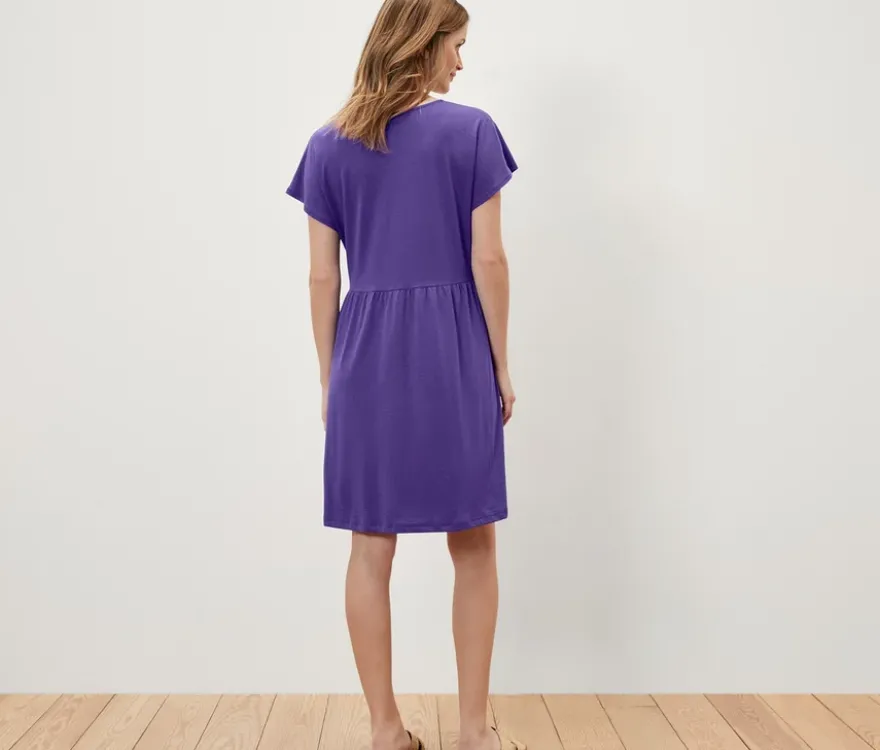 Jerseykleid, lila