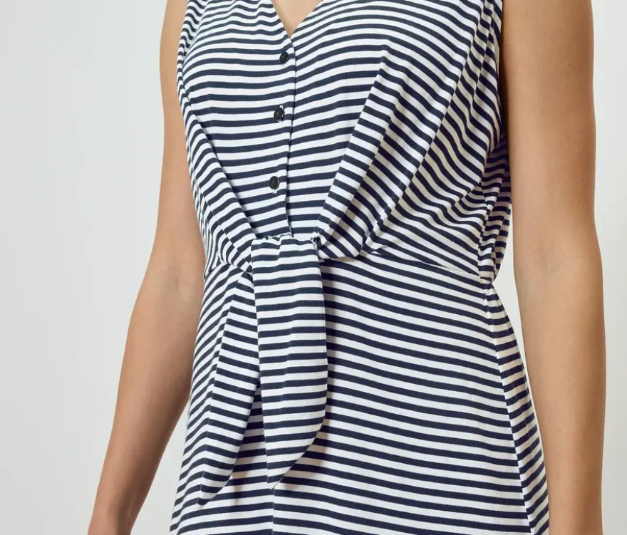 Jerseykleid mit Knoten