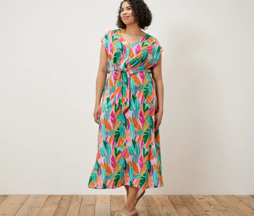 Jerseykleid mit Knoten