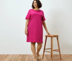 Jerseykleid, pink