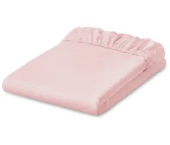 Jersey-Spannbettlaken, rosa, Normalgröße