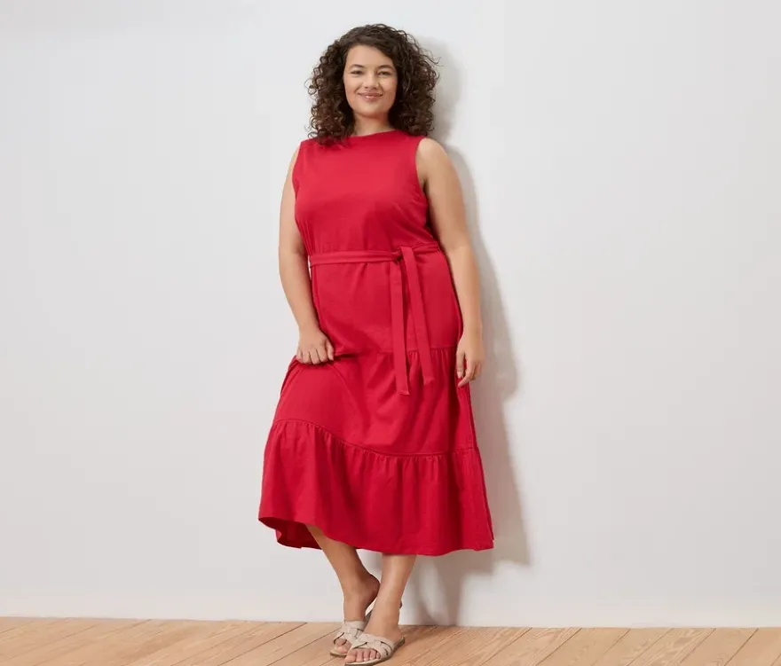 Jersey-Stufenkleid