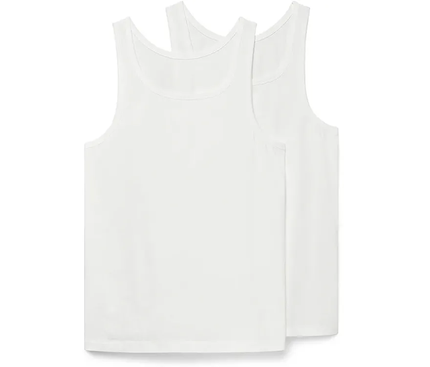 2 Jersey-Unterhemden