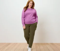 Joggpants mit Cargo-Taschen, khaki
