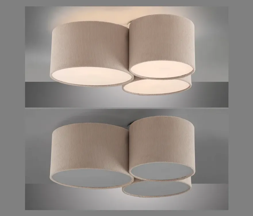JUST LIGHT Deckenleuchte »DURO«