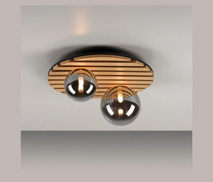 JUST LIGHT Deckenleuchte »Green Stika«